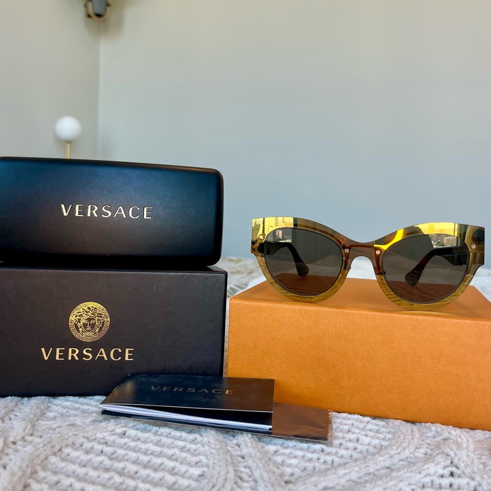 Versace Butterfly Medusa Sunglasses